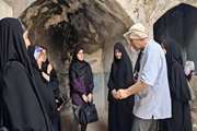 اردوی اعضای کارگروه دختران نوجوان شهرستان چناران در شهر تاریخی رادکان